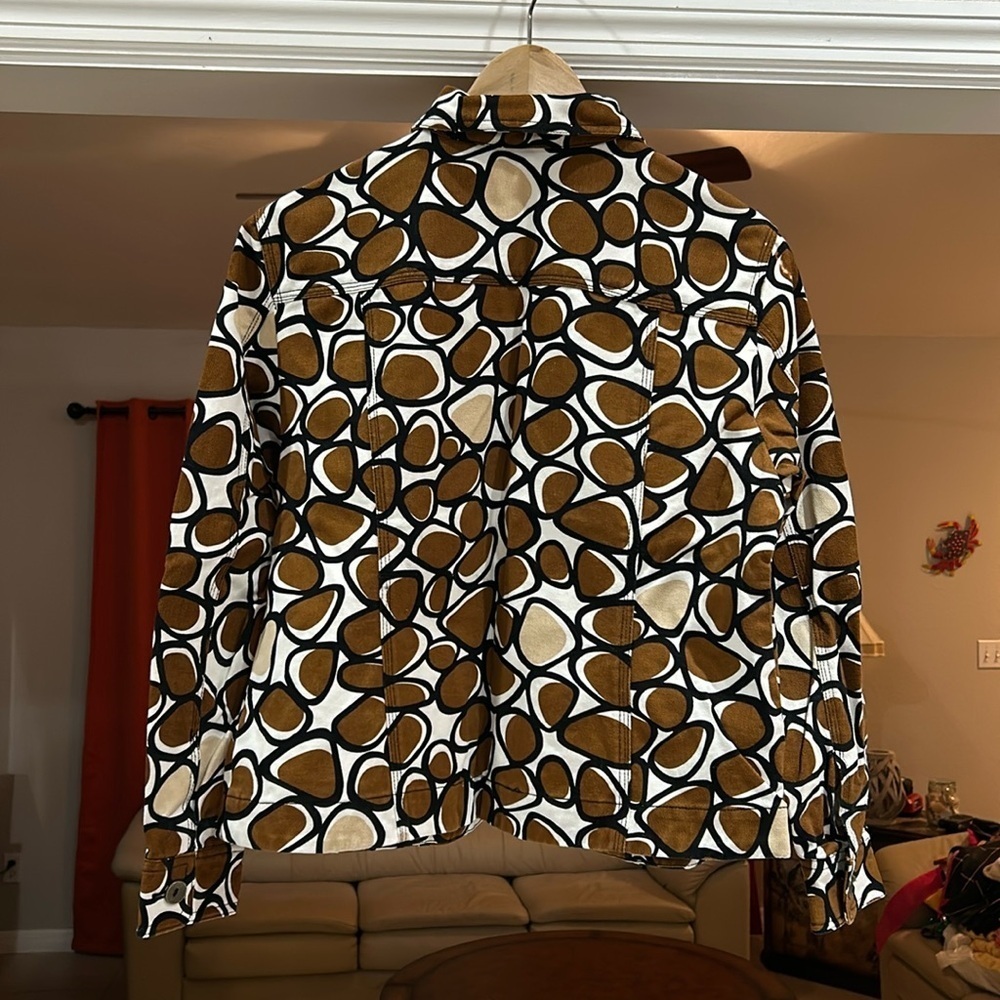 Ruby Rd Women’s Denim Button Front Jacket Size 12 - image 3